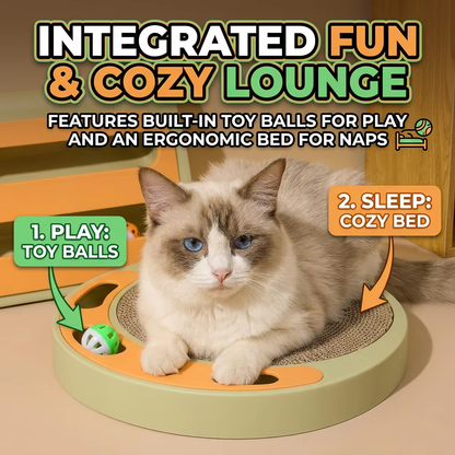 Durable L-Shape Vertical Wall-Mounted Cat Scratcher