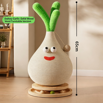 Sisal Garlic Cat Scratcher Bed No Shedding Integrated Sofa Lounge Vertical Large Claw Pad Toy