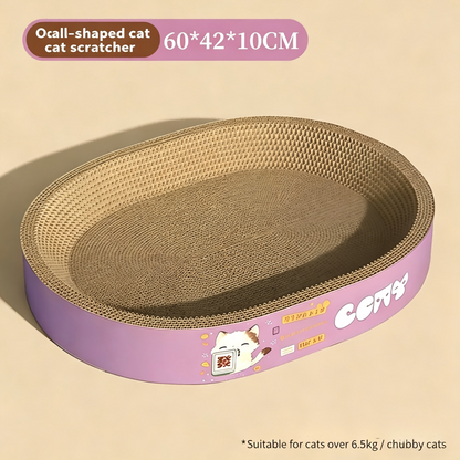 All-in-One Cat Scratcher & Cat Bed Large Vertical Corrugated Cat Scratching Board Durable Scratch-Resistant No Lint Cat Toy