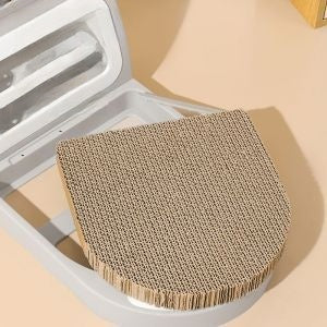 Durable L-Shape Vertical Wall-Mounted Cat Scratcher