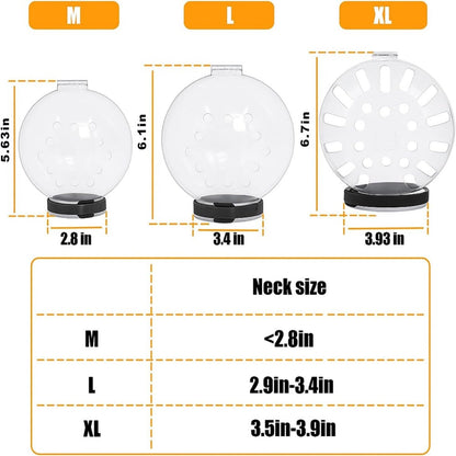 Adjustable Transparent Cat Muzzle Astronaut Style Breathable Hood Stops Biting Chewing Kitten - friendly Bark&Paw Lab