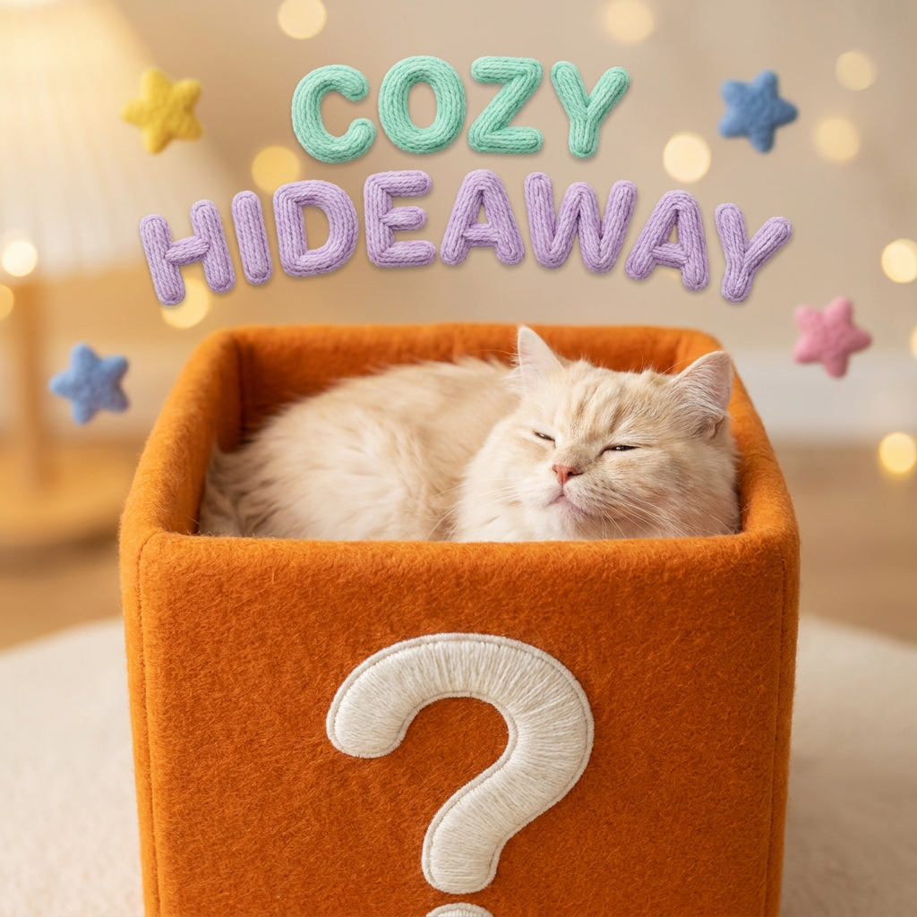 3-in-1 Felt Cat Scratcher Tunnel Cave DIY Modular Hideaway Bed Play House for Cats