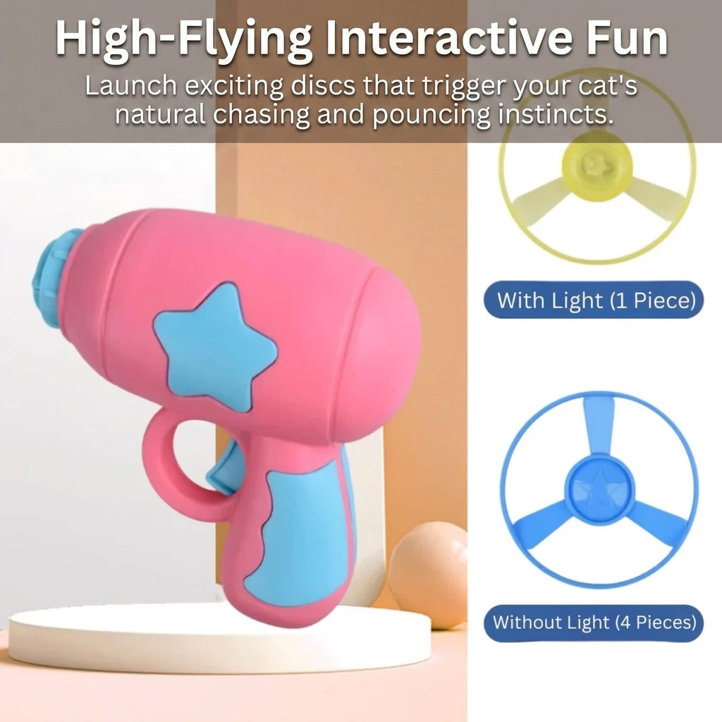 Interactive Launcher Flying Cat Toys