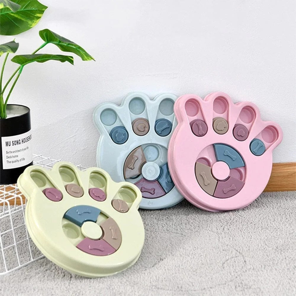 IQ Training Mental Enrichment Cat and Dog Treat Slow Feeeder Puzzle Bark&Paw Lab