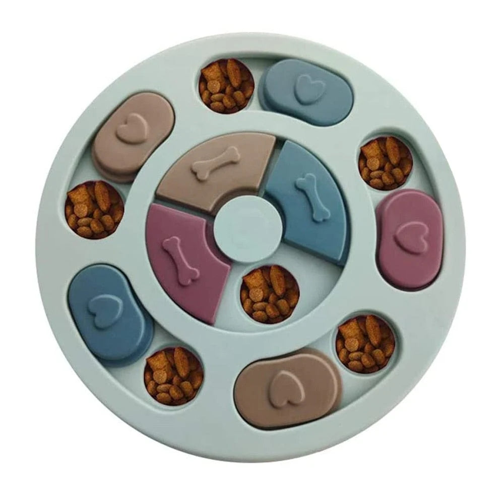 IQ Training Mental Enrichment Cat and Dog Treat Slow Feeeder Puzzle Bark&Paw Lab