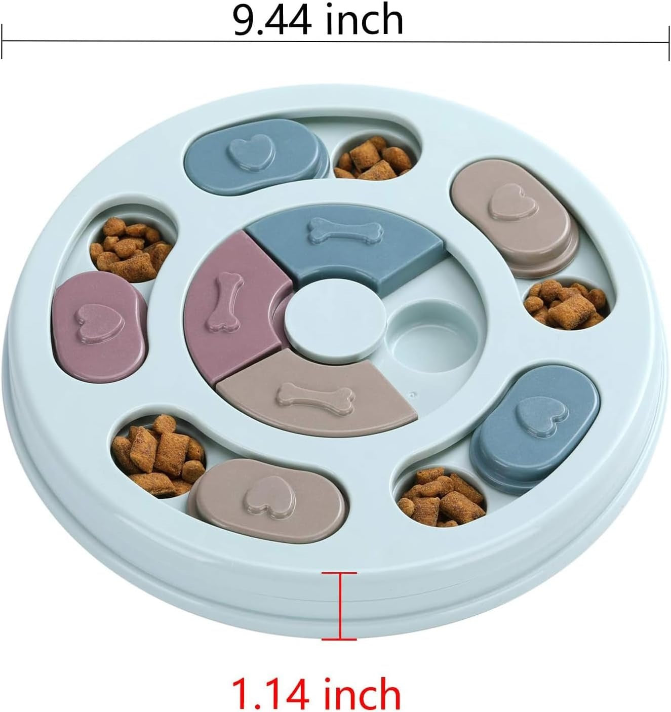 IQ Training Mental Enrichment Cat and Dog Treat Slow Feeeder Puzzle Bark&Paw Lab