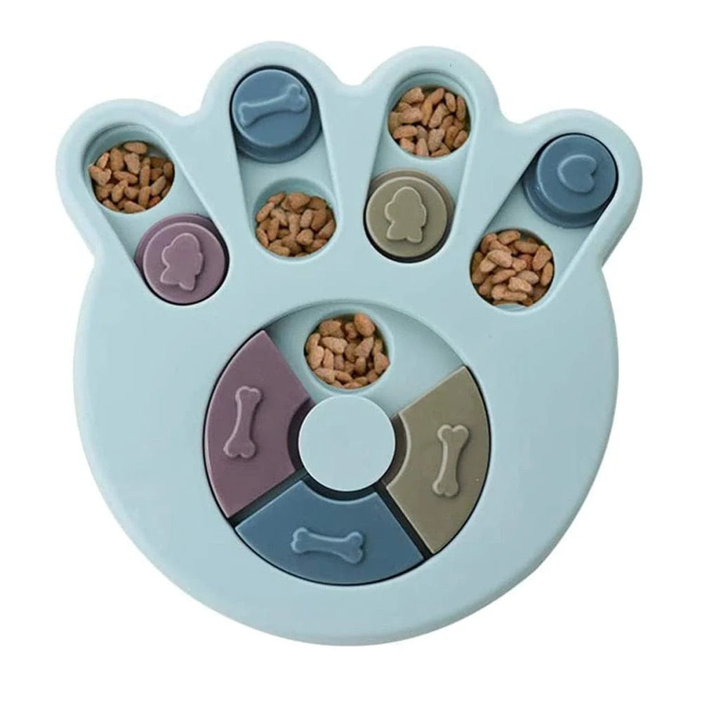 IQ Training Mental Enrichment Cat and Dog Treat Slow Feeeder Puzzle Bark&Paw Lab