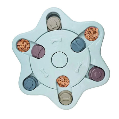 IQ Training Mental Enrichment Cat and Dog Treat Slow Feeeder Puzzle Bark&Paw Lab