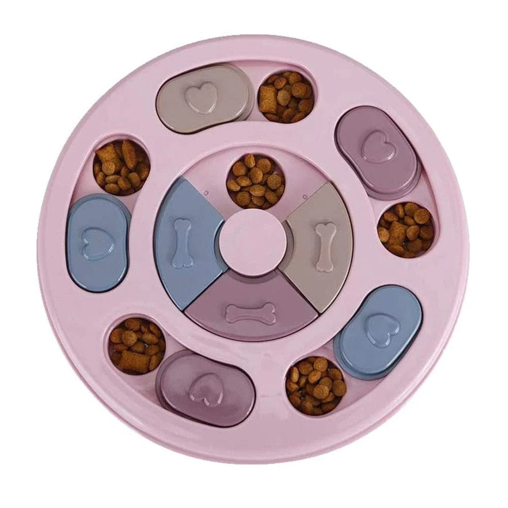 IQ Training Mental Enrichment Cat and Dog Treat Slow Feeeder Puzzle Bark&Paw Lab