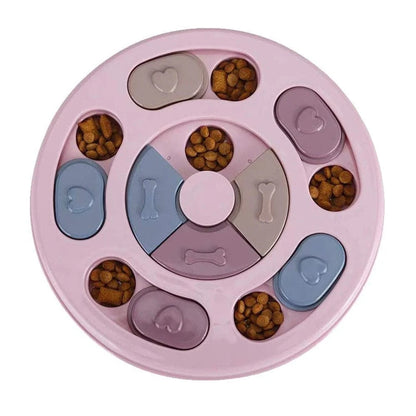 IQ Training Mental Enrichment Cat and Dog Treat Slow Feeeder Puzzle Bark&Paw Lab