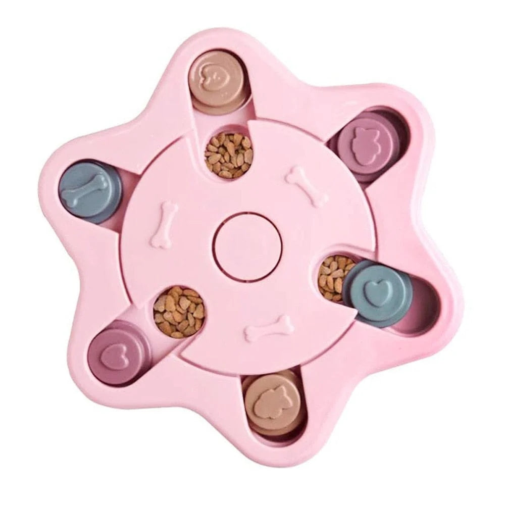 IQ Training Mental Enrichment Cat and Dog Treat Slow Feeeder Puzzle Bark&Paw Lab