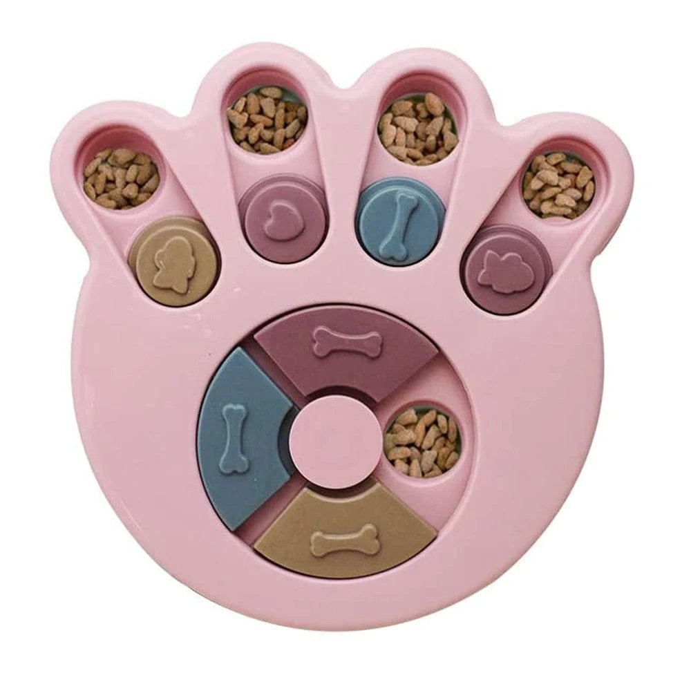 IQ Training Mental Enrichment Cat and Dog Treat Slow Feeeder Puzzle Bark&Paw Lab