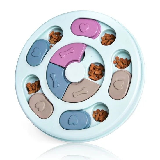 IQ Training Mental Enrichment Cat and Dog Treat Slow Feeeder Puzzle Bark&Paw Lab
