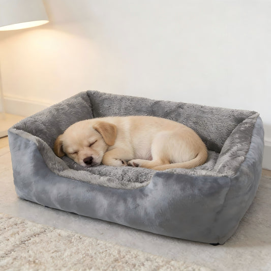 Warm Plush Cat Dog Bed Thickened Pet Sofa Mat for Small Medium Dogs