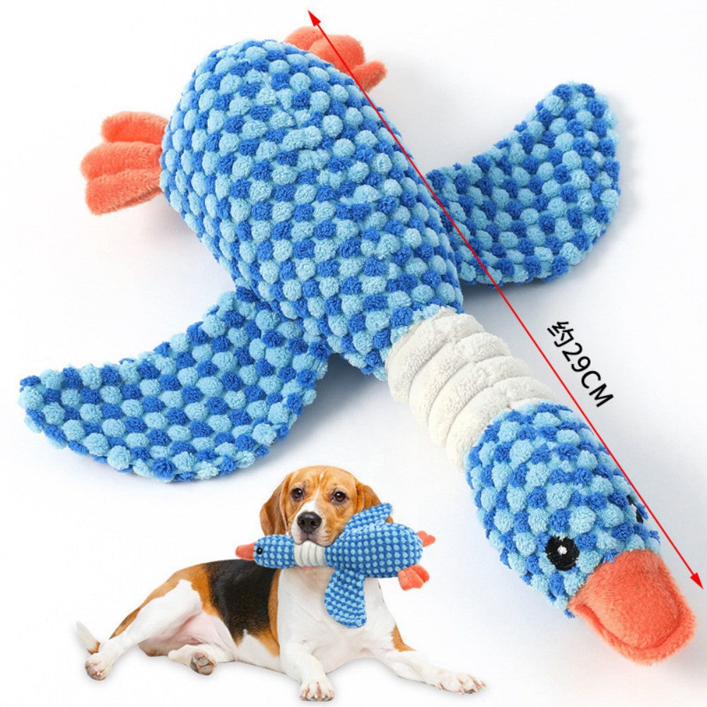 Squeaky Plush Chew Toy for Dogs & Cats Boredom Company Relief Durable Teeth Toy