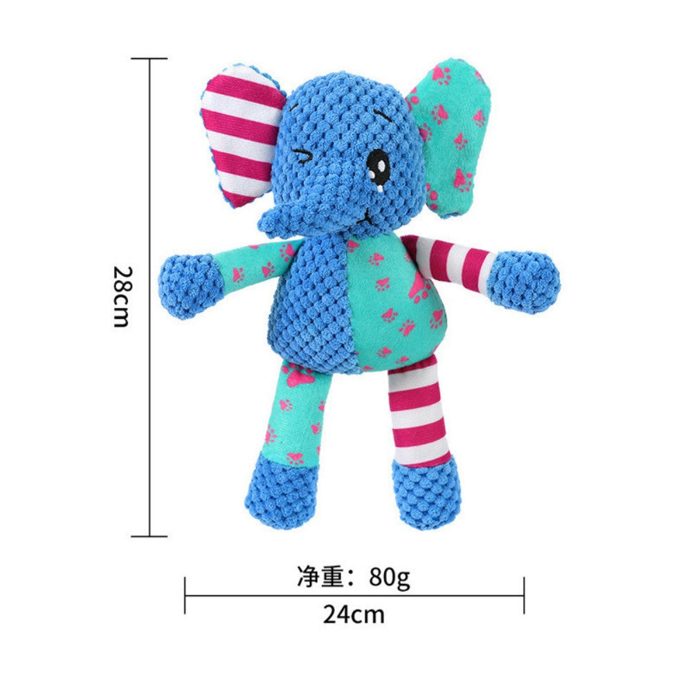 Squeaky Plush Chew Toy for Dogs & Cats Boredom Company Relief Durable Teeth Toy