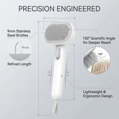 Cat Brush for Shedding & Grooming Indoor Cat Comb for Long/Short Haired Cats Kitten Rabbit Massage Loose Fur Remover