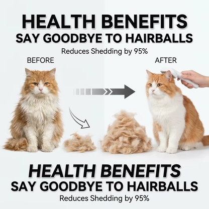 Cat Brush for Shedding & Grooming Indoor Cat Comb for Long/Short Haired Cats Kitten Rabbit Massage Loose Fur Remover