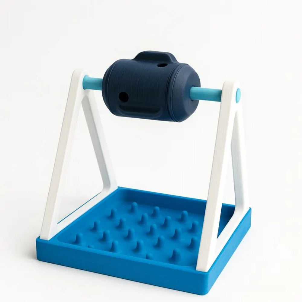 Interactive Cat Treat Dispenser Toy  3D Printed Puzzle Feeder DIY or Pre-Assembled Bark&Paw Lab