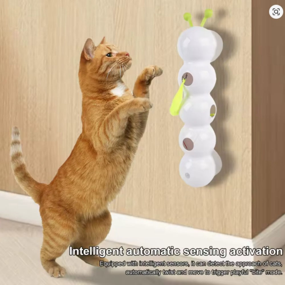 Interactive Cat Toy Motion Activated Teasing Cat Toy Rechargeable Automatic Cat Toy for Indoor Cats Plastic Toys Bark&Paw Lab