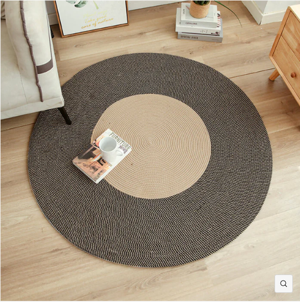 Durable Cat Scratch Mat Rug with Fringe Bark&Paw Lab