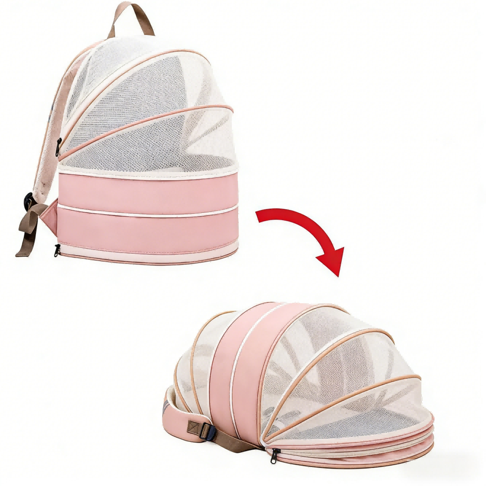 Cat Tent & Backpack 2-in-1 Portable Travel Carrier for Cats Bark&Paw Lab