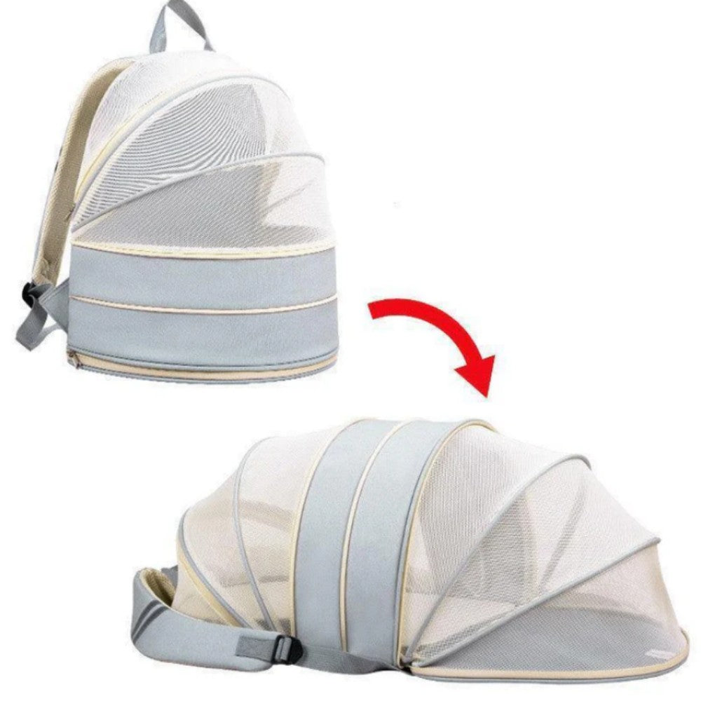 Cat Tent & Backpack 2-in-1 Portable Travel Carrier for Cats Bark&Paw Lab