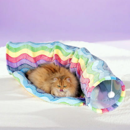 Durable Elves in the Rainbow Cat Tunnel Bark&Paw Lab