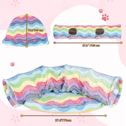 Durable Elves in the Rainbow Cat Tunnel Bark&Paw Lab