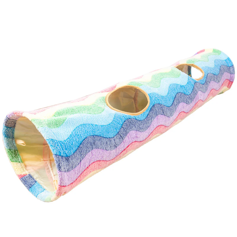 Durable Elves in the Rainbow Cat Tunnel Bark&Paw Lab