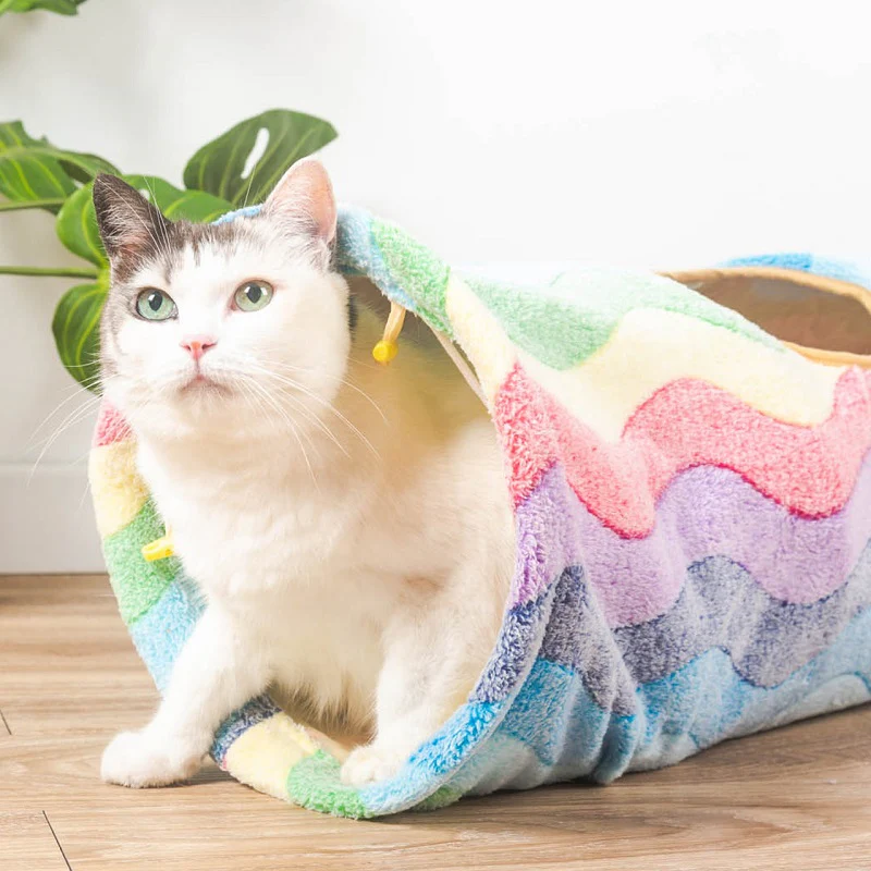 Durable Elves in the Rainbow Cat Tunnel Bark&Paw Lab