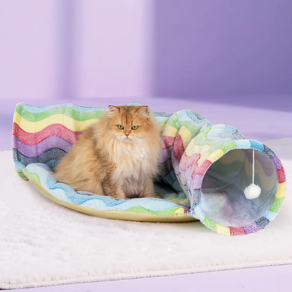 Durable Elves in the Rainbow Cat Tunnel Bark&Paw Lab