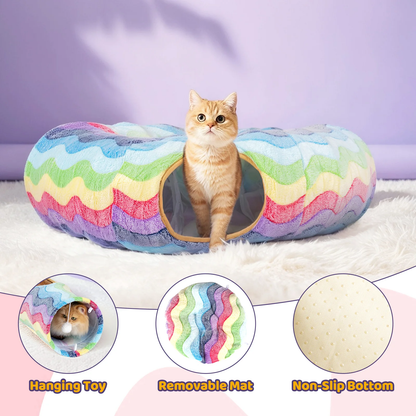 Durable Elves in the Rainbow Cat Tunnel Bark&Paw Lab