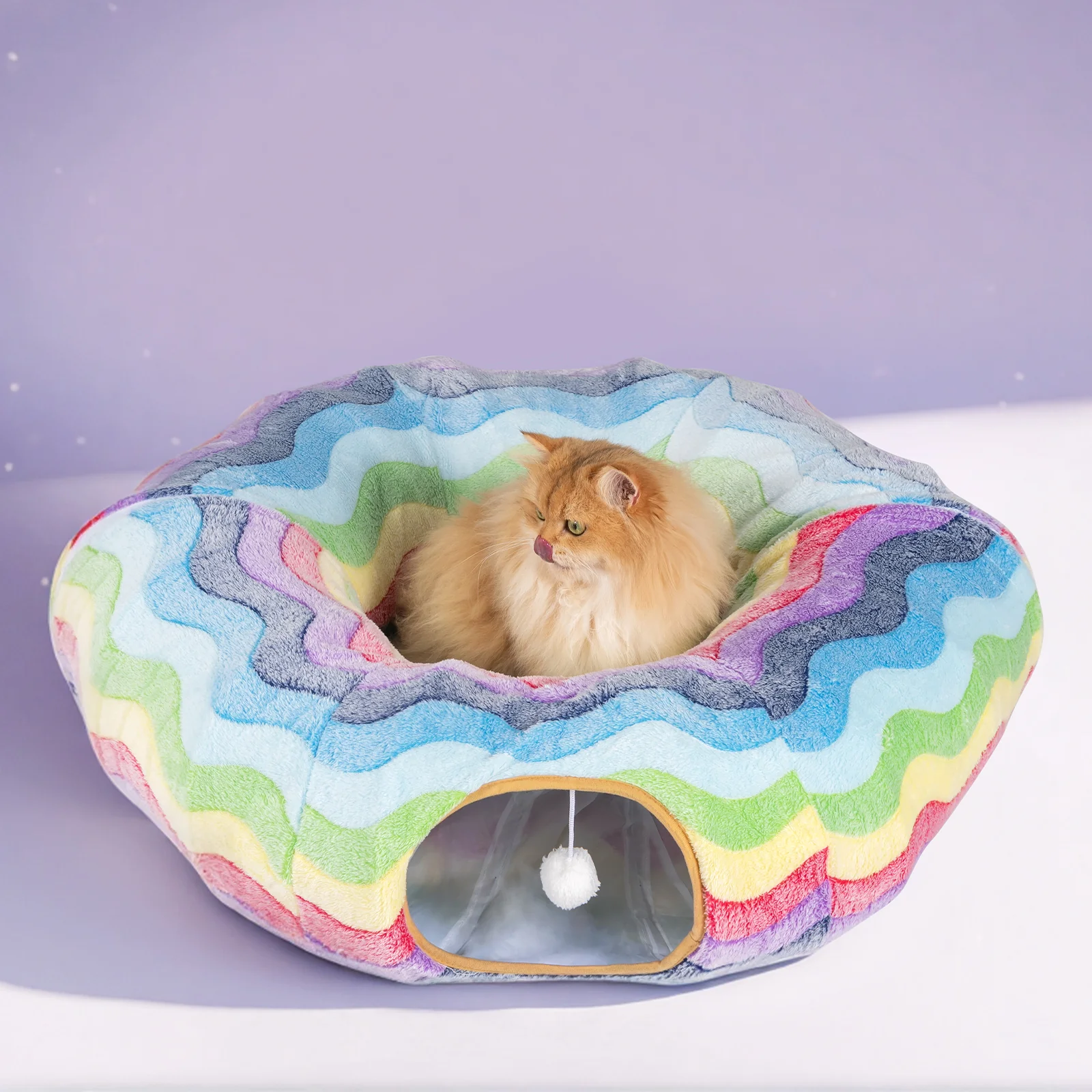 Durable Elves in the Rainbow Cat Tunnel Bark&Paw Lab