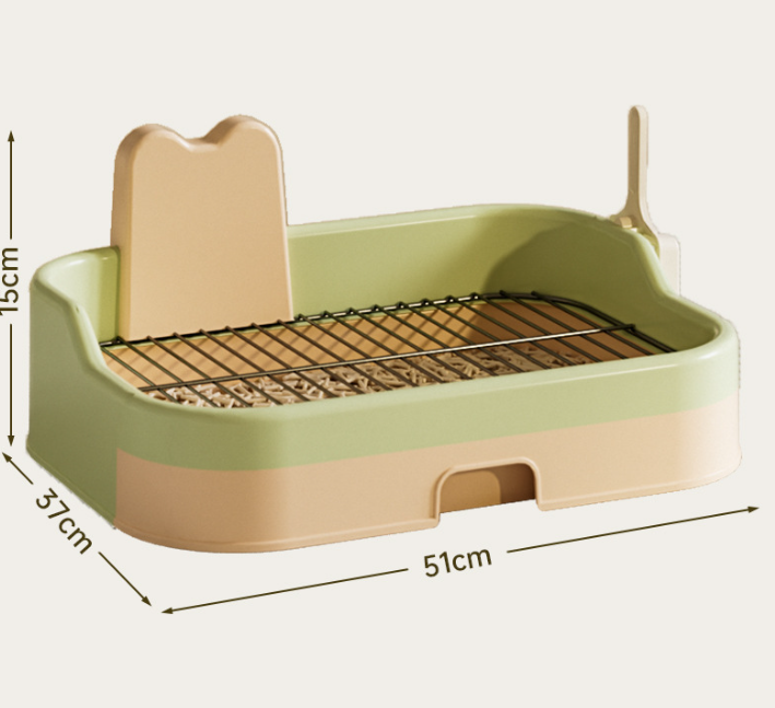 Iron Mesh Dog Toilet Anti-Step Poop Potty for Small Medium Dogs