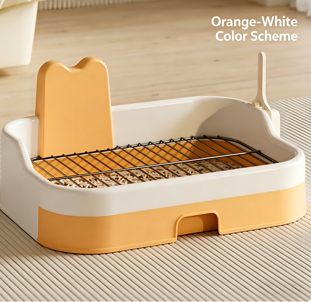 Iron Mesh Dog Toilet Anti-Step Poop Potty for Small Medium Dogs