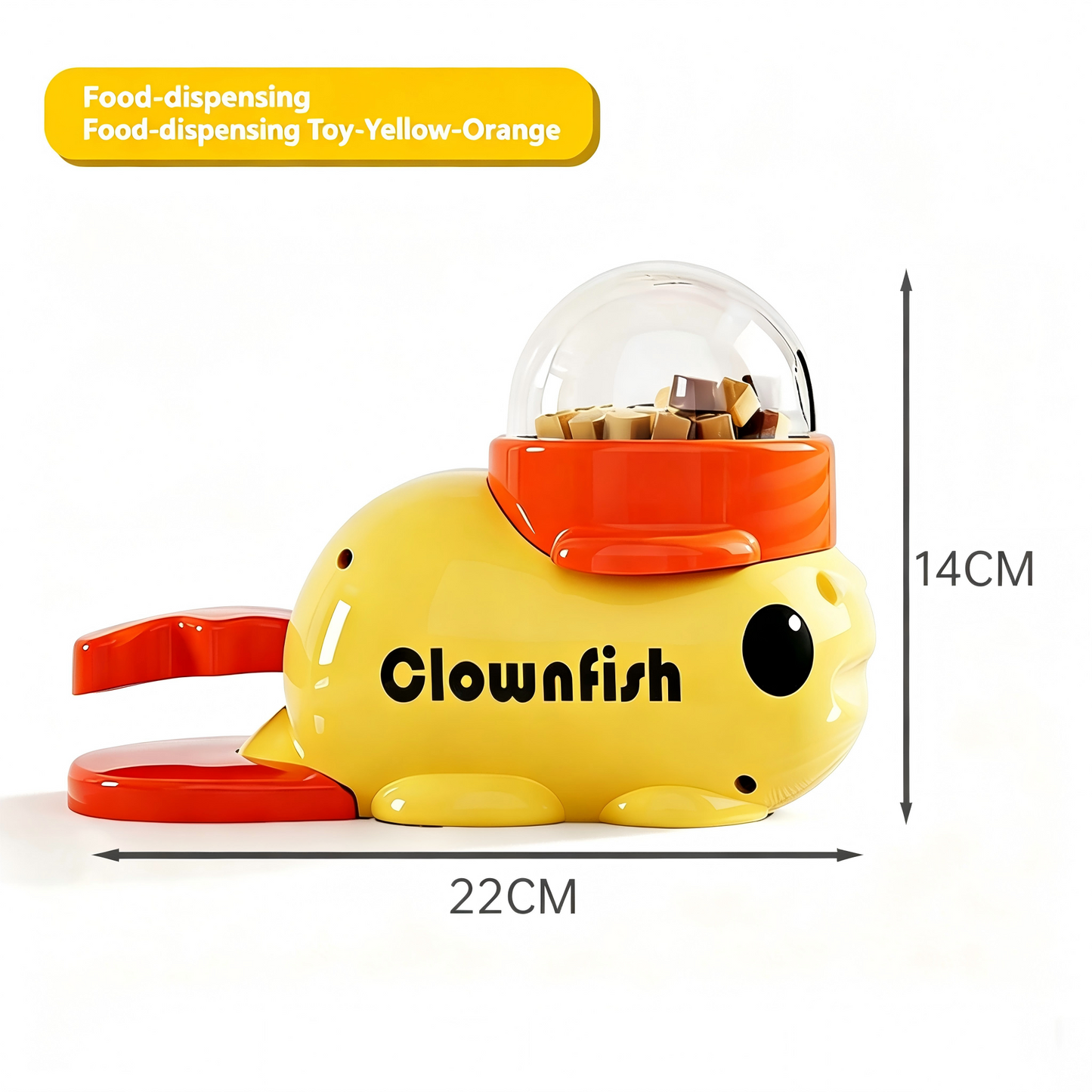 Cat Toy Self-Entertaining Duck Food Dispenser Pet Freeze-Dried Treat Launcher