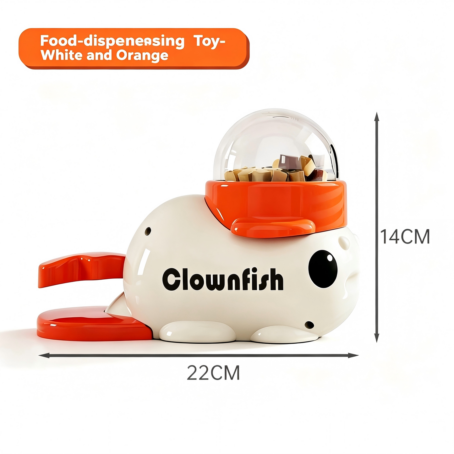 Cat Toy Self-Entertaining Duck Food Dispenser Pet Freeze-Dried Treat Launcher
