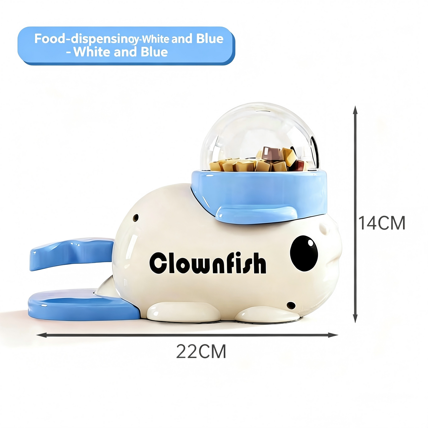 Cat Toy Self-Entertaining Duck Food Dispenser Pet Freeze-Dried Treat Launcher
