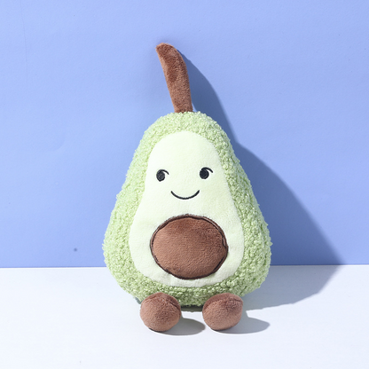 Healing Vegetable Squeaky Plush Dog Toys Interactive Teething Companion Toys