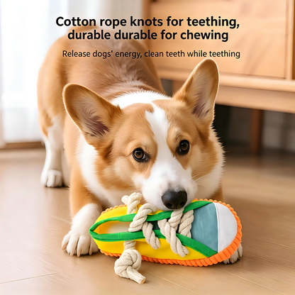 Simulation shoe dog chew toy prevents dogs from chewing shoes and sofas