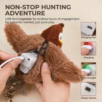 Flapping Bird Cat Toys for relaxing your zoomie cat