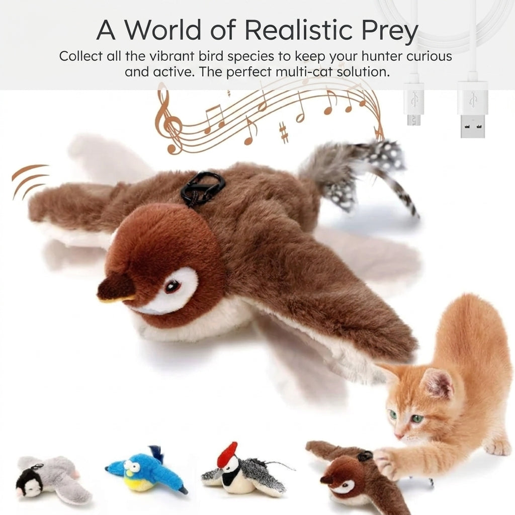 Flapping Bird Cat Toys for relaxing your zoomie cat