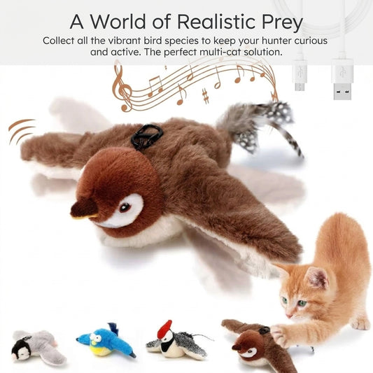 Flapping Bird Cat Toys for relaxing your zoomie cat