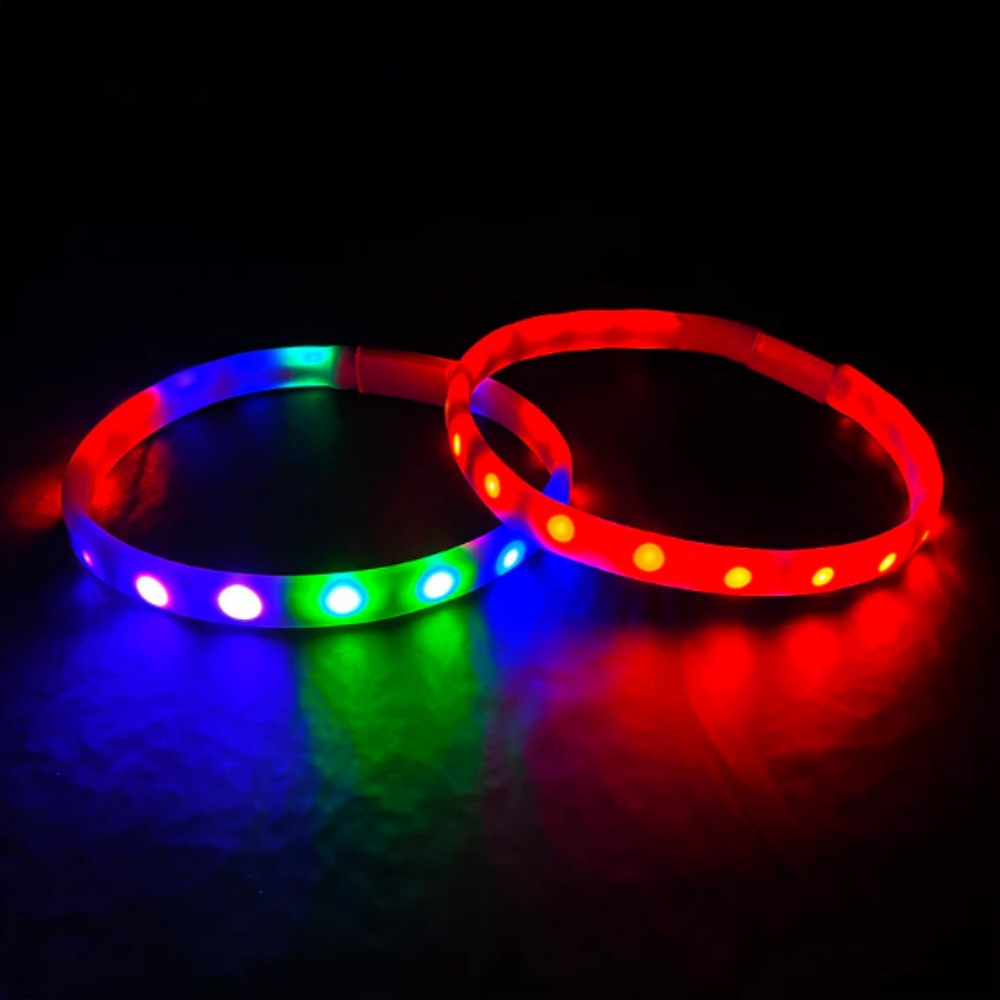 LED Dog RGB Collar Bluetooth  App Control