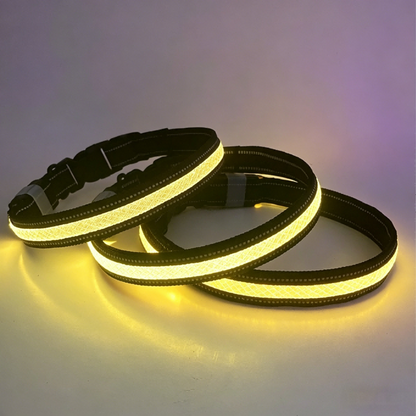 LED Dog Bluetooth Collar mobile phone lighting up Control