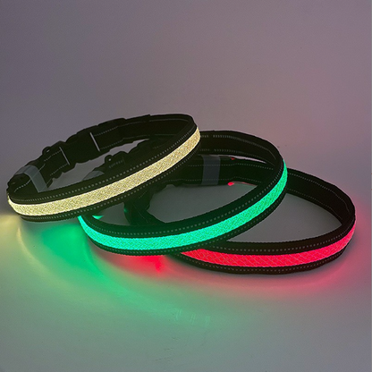 LED Dog Bluetooth Collar mobile phone lighting up Control