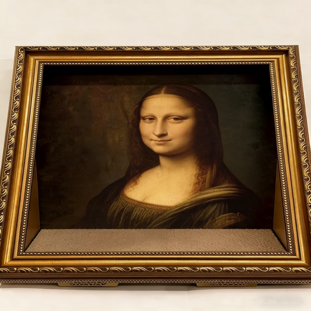 Artistic Style Oil Painting Cat Scratcher Bark&Paw Lab