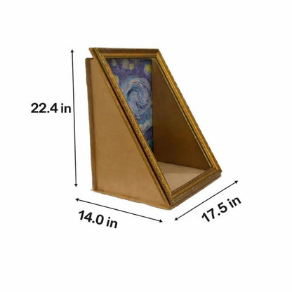 Artistic Style Oil Painting Cat Scratcher Bark&Paw Lab