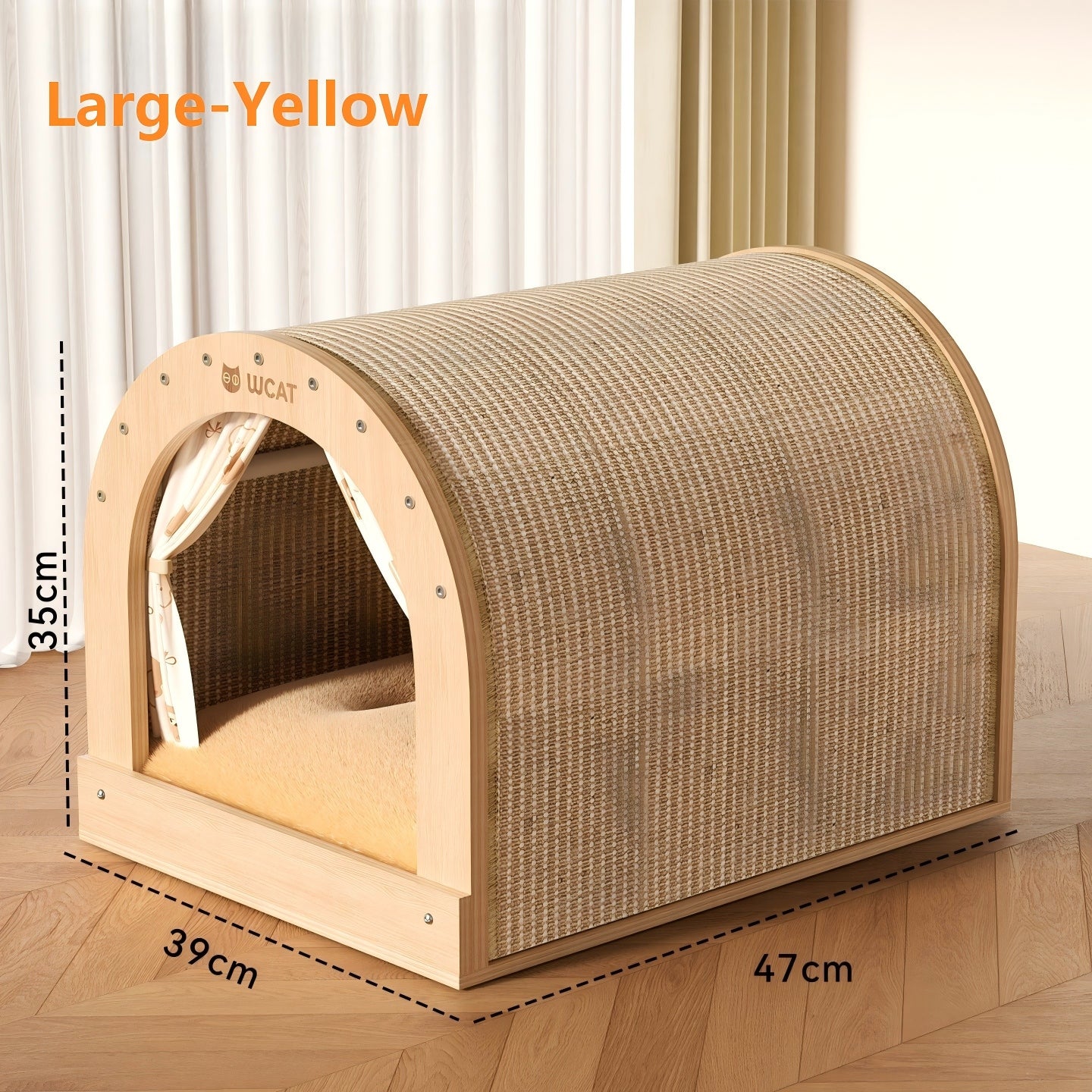 Rainbow Cat Scratching Board Wear Resistant Cat Nest Toy